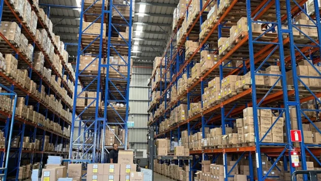 Foto do centro de distribuição do Grupo Bernoulli