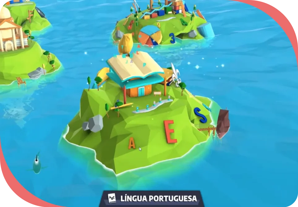 Interface do Meu Bernoulli XP de Língua Portuguesa