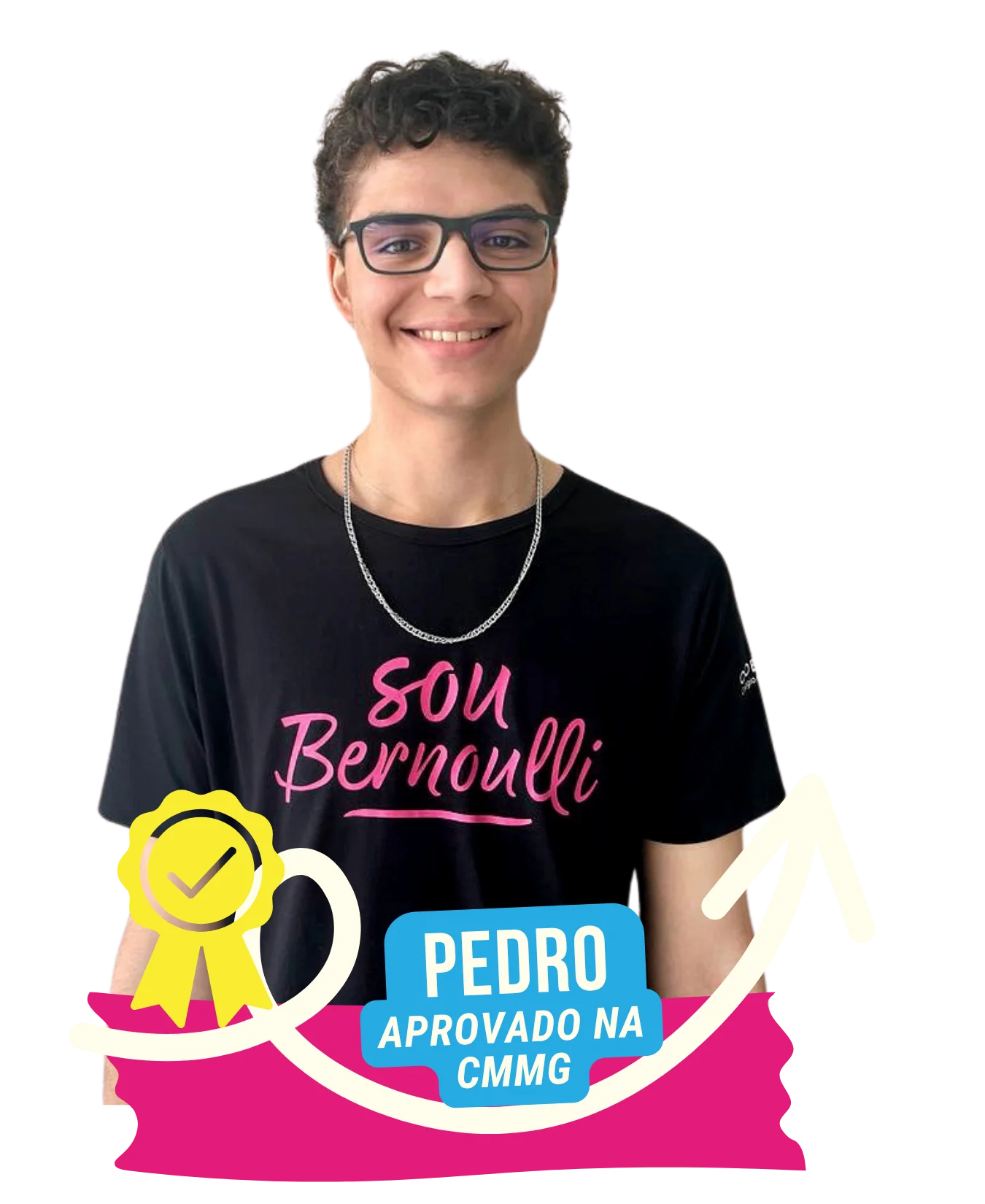 Aluna Bernoulli aprovada na CMMG