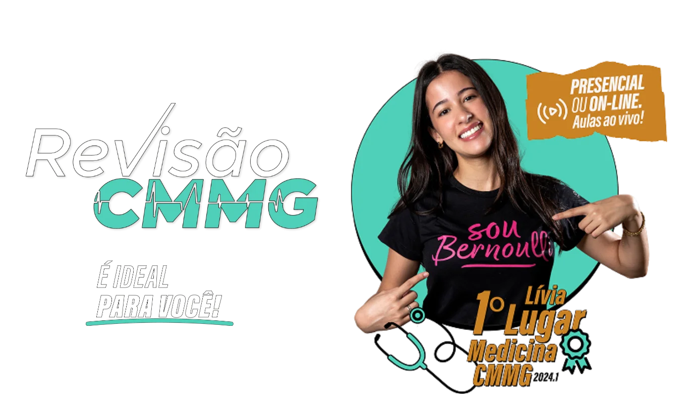 Curso Revisão CMMG online do Pré-vestibular Bernoulli.