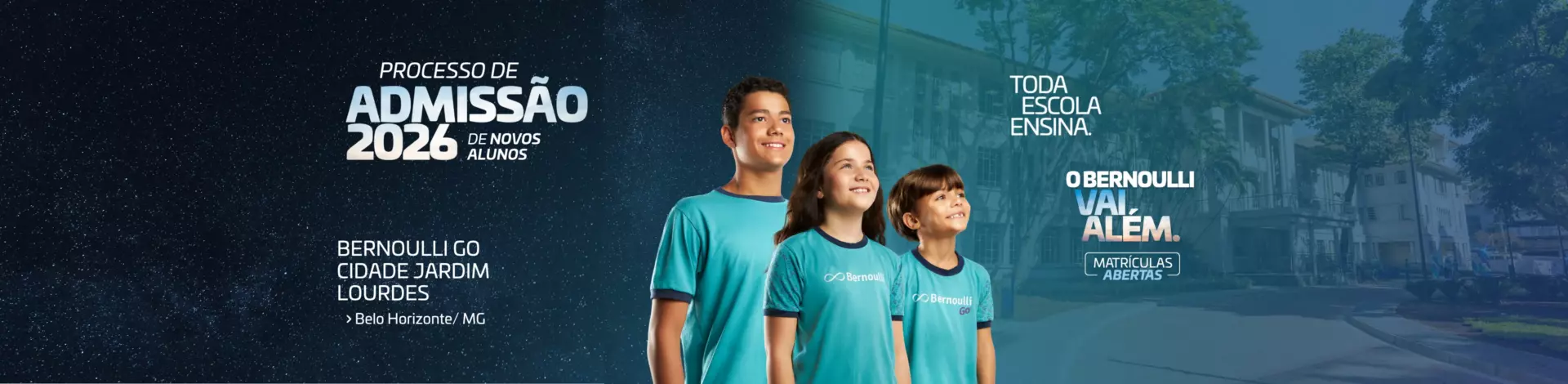 Colégio Bernoulli Belo Horizonte - Admissão de Novos Alunos 2026
