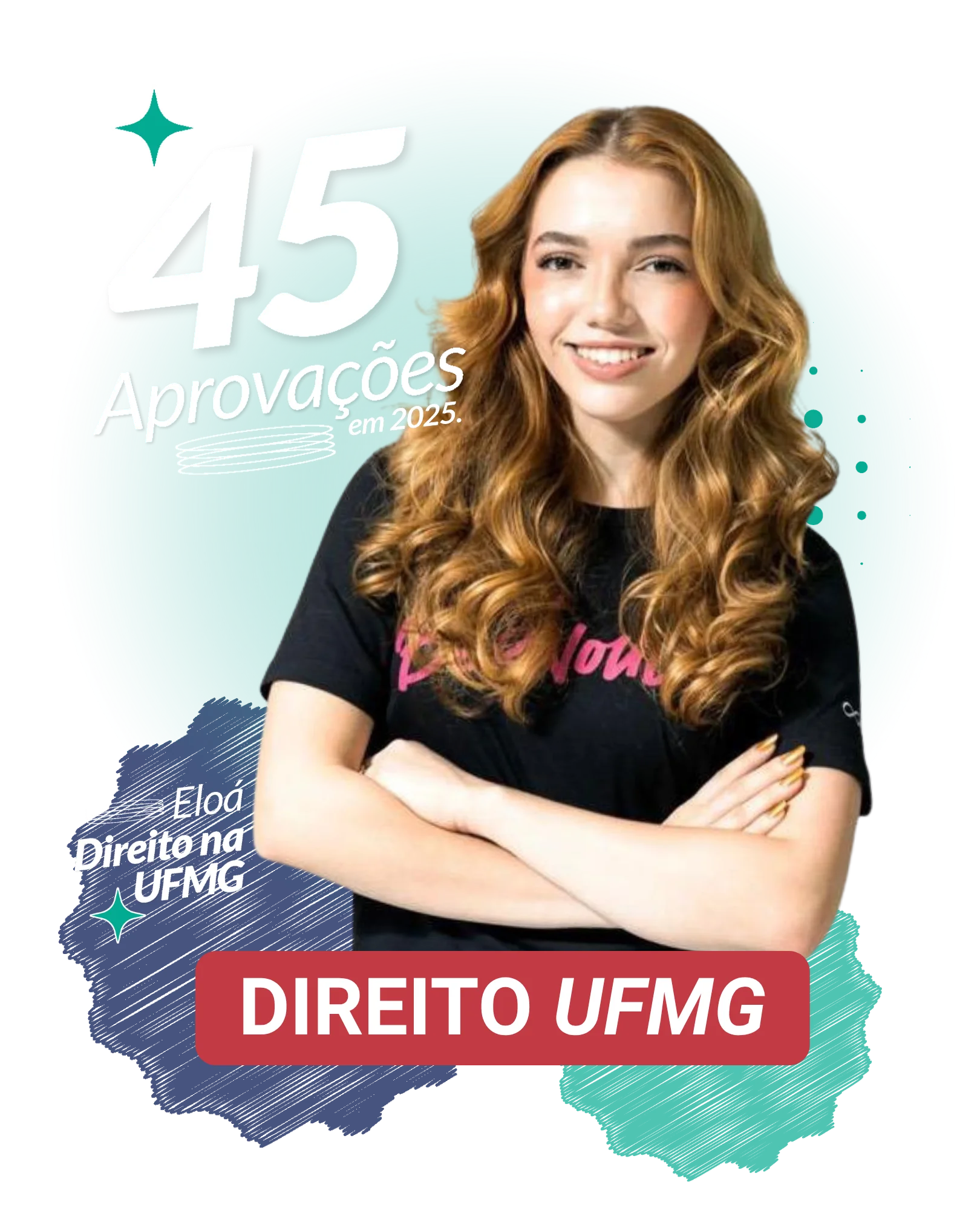 45 aprovações em Direito na UFMG de alunos do Pré-vestibular Bernoulli