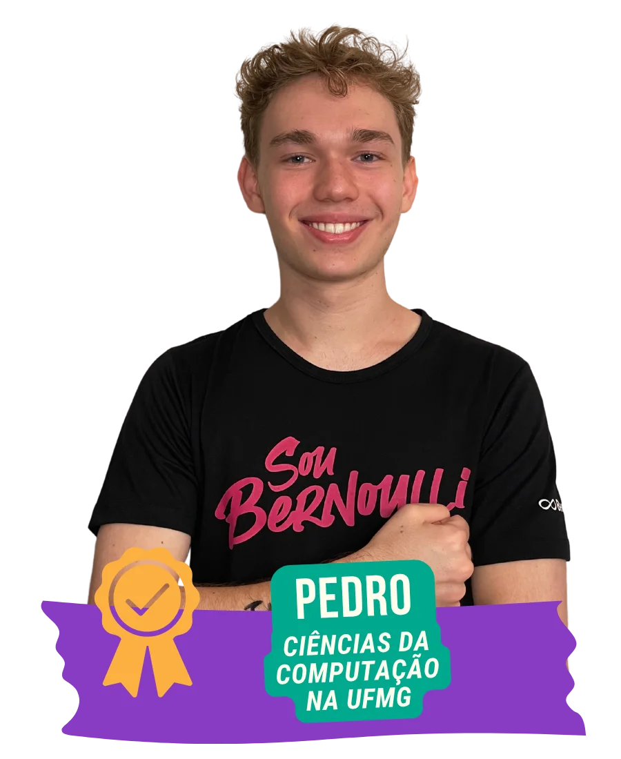 Aluno Bernoulli aprovado na UFMG
